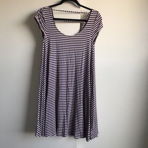 Striped t shirt dress